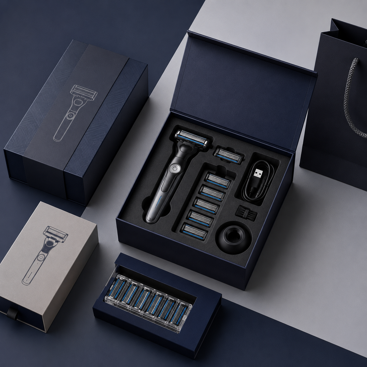 Custom Razor Packaging Design