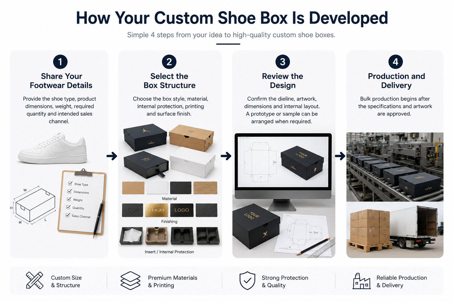 How Your Custom Shoe Box Is Developed