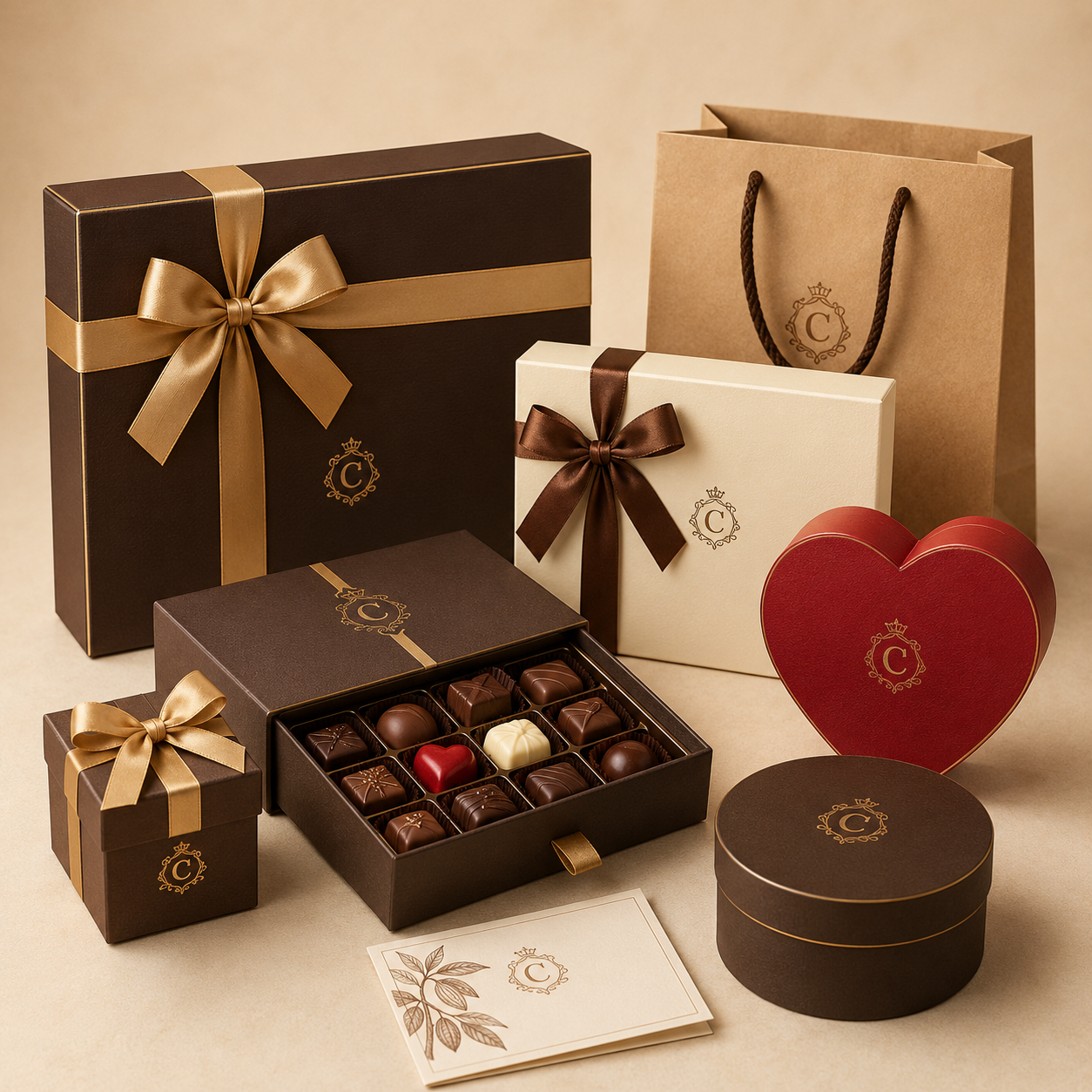 Custom Chocolate Gift Boxes