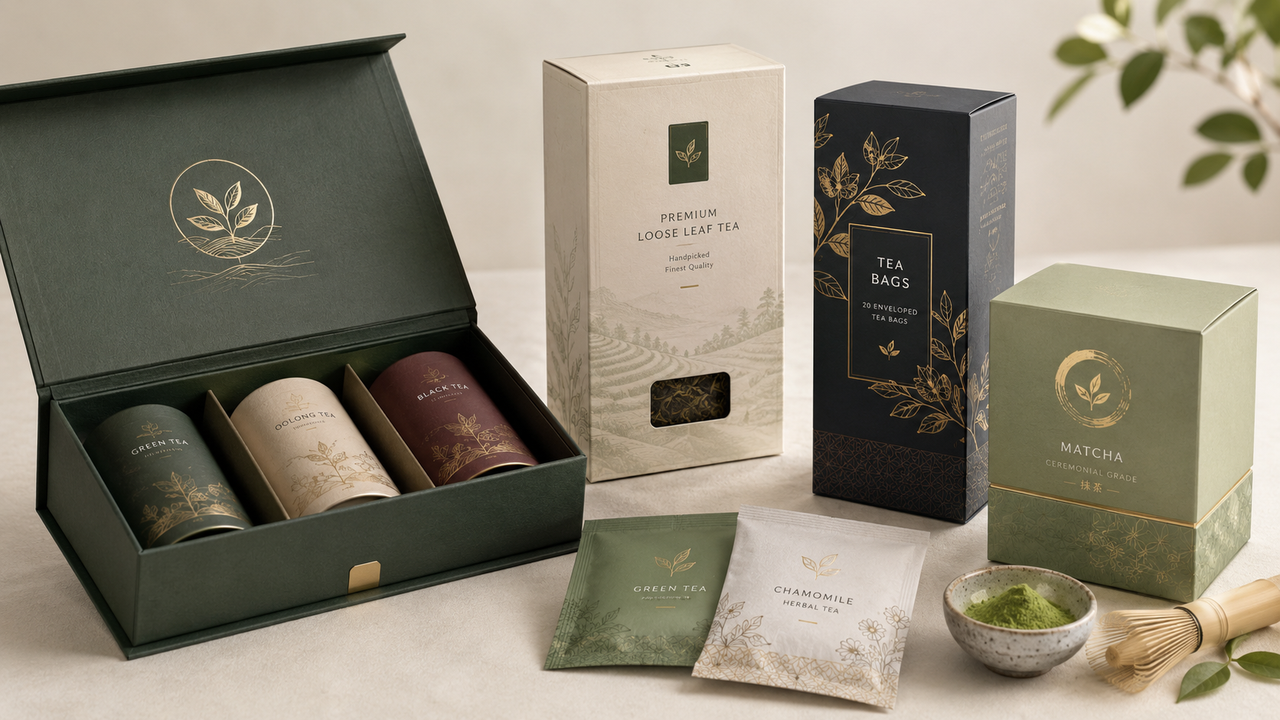 Custom Paper Tea Boxes