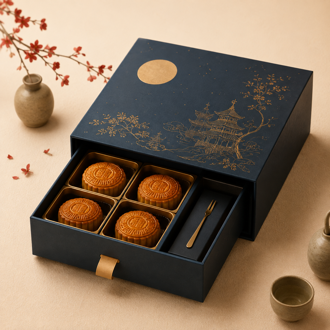 Drawer Mooncake Boxes