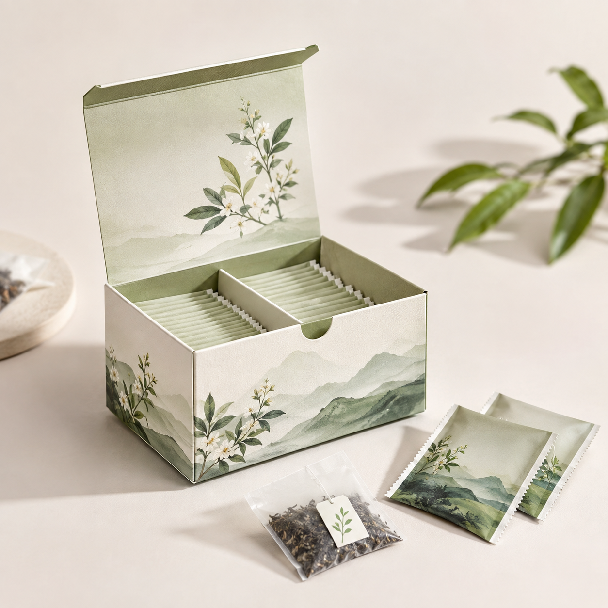 Folding Carton Tea Boxes