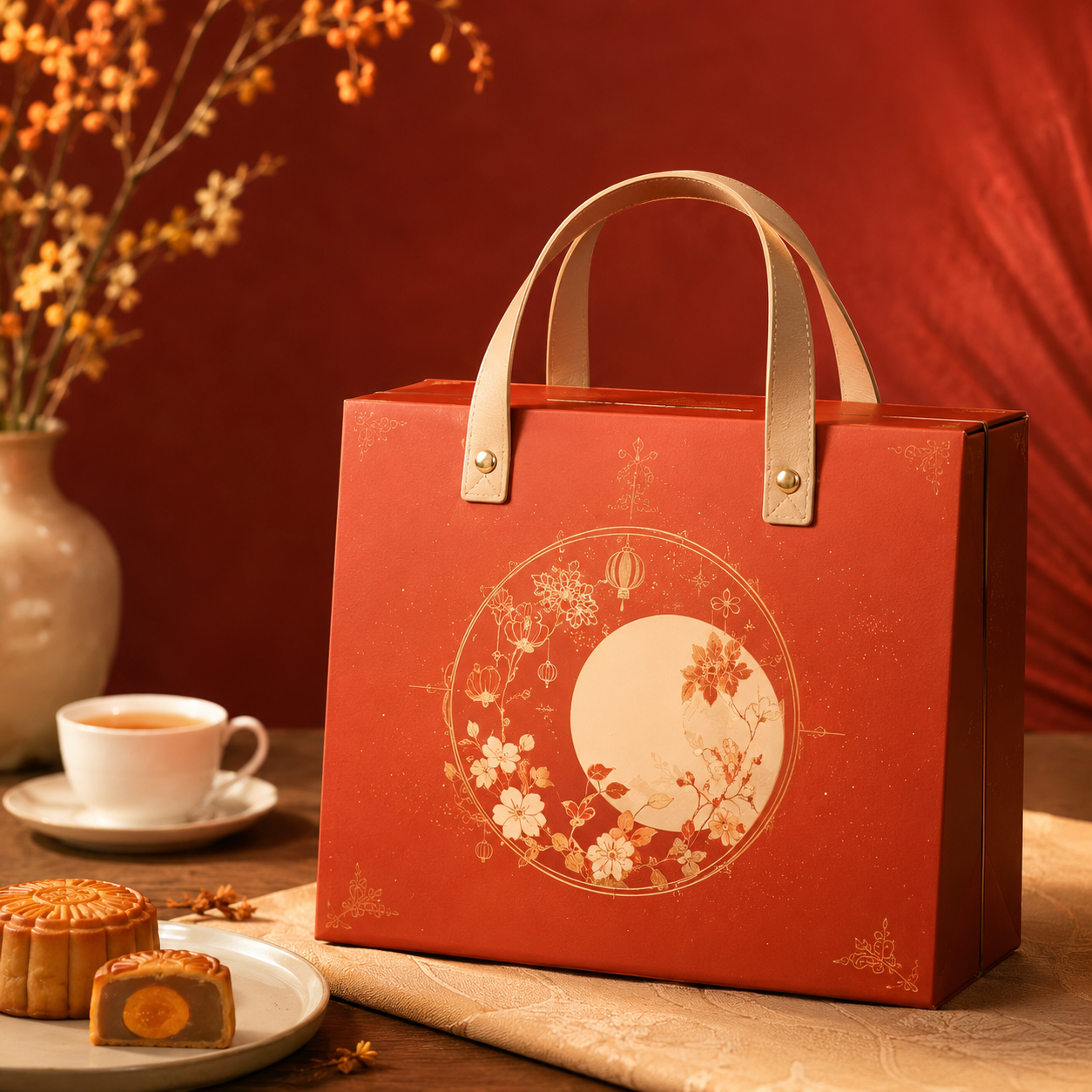 Handbag Style Mooncake Gift Boxes