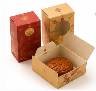 Individual Paper Boxes for Mooncakes
