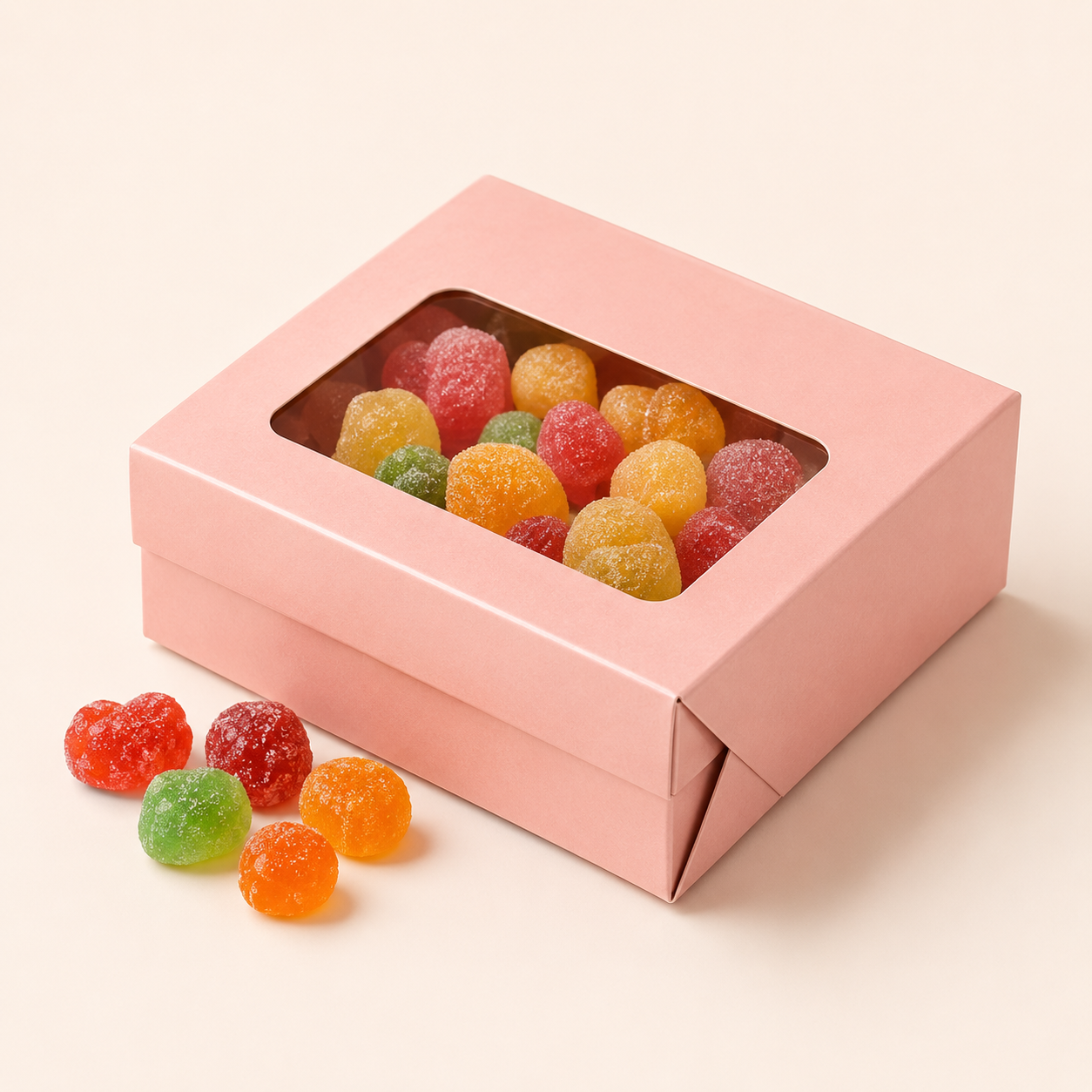 Paperboard candy boxes