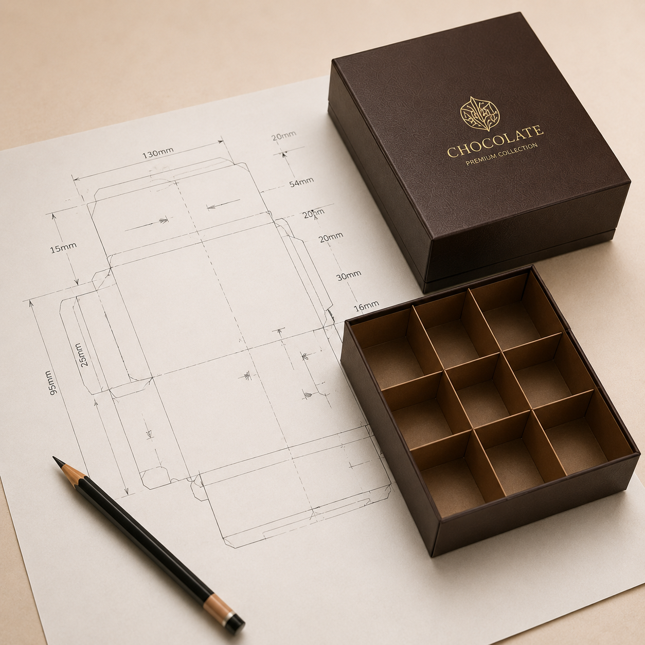 Structural Development for Chocolate Packaging